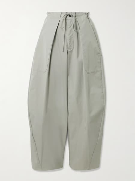 Pleated Wide Leg Trousers